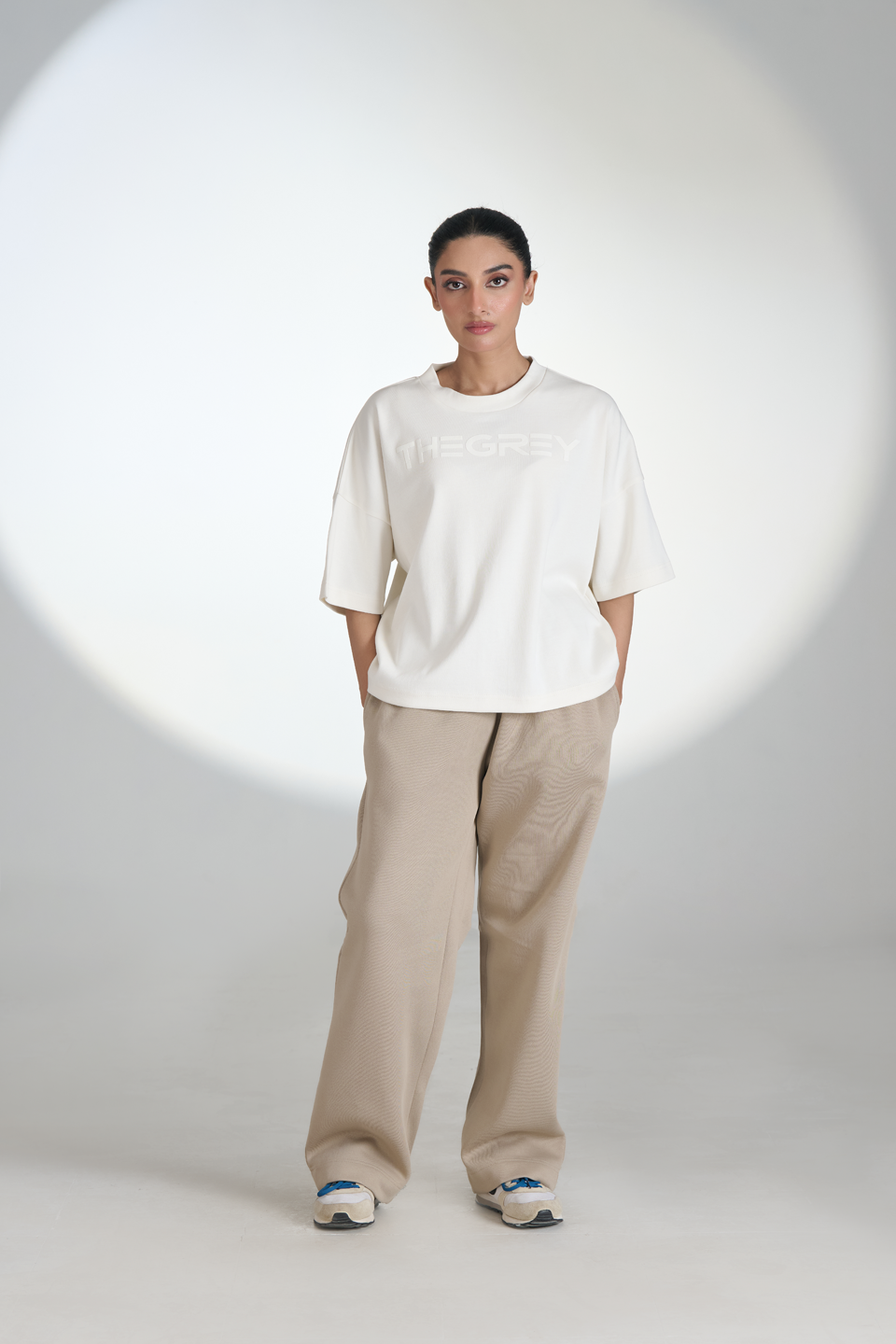 Interlock Crewneck Cropped T-Shirt