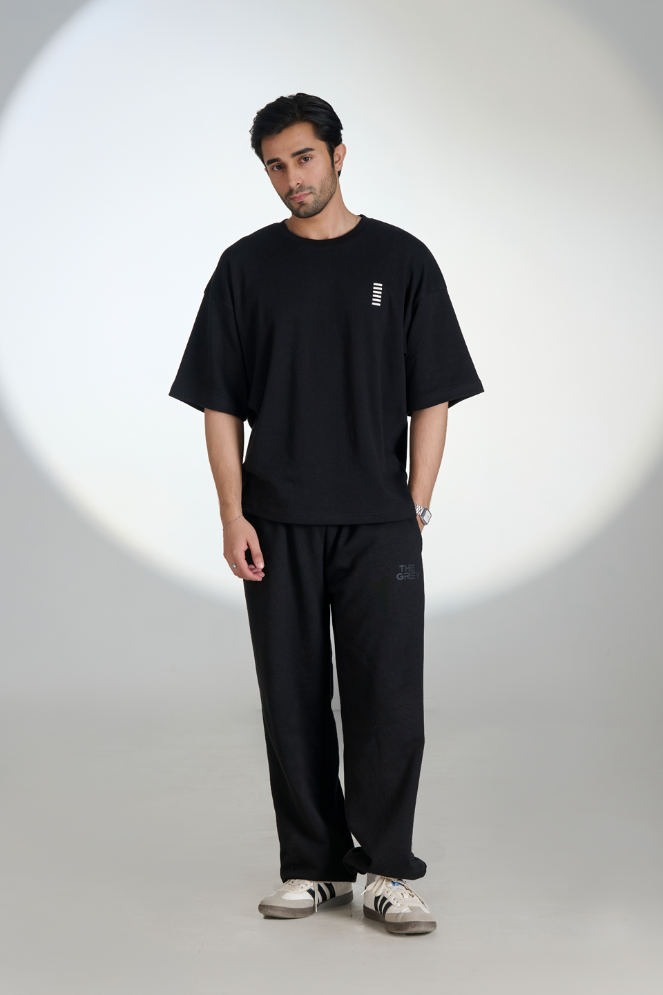 Interlock Crew Neck T-Shirt (Black) KHI-02