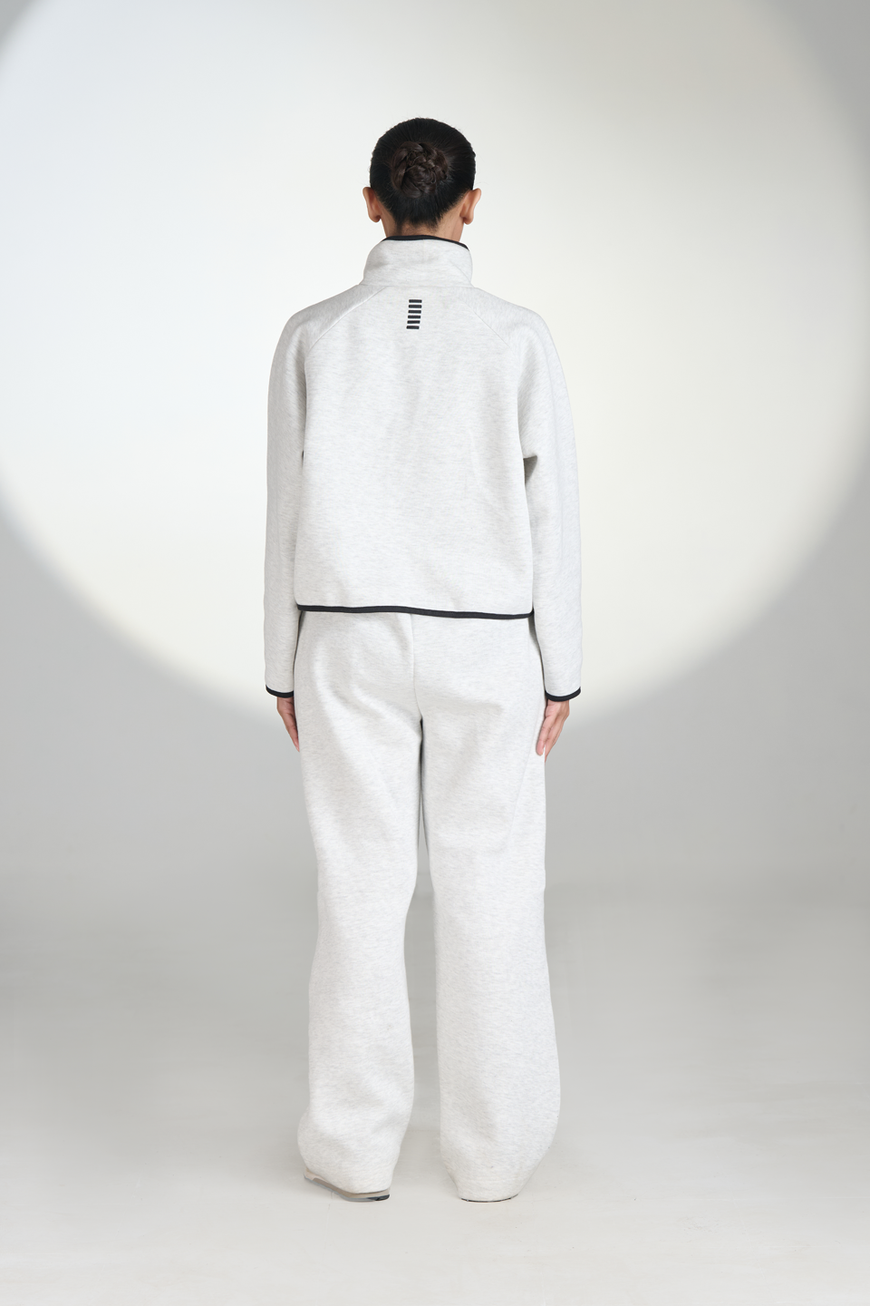 Fleece Relaxed Fit Drawstring Sweatpants (Oatmeal)