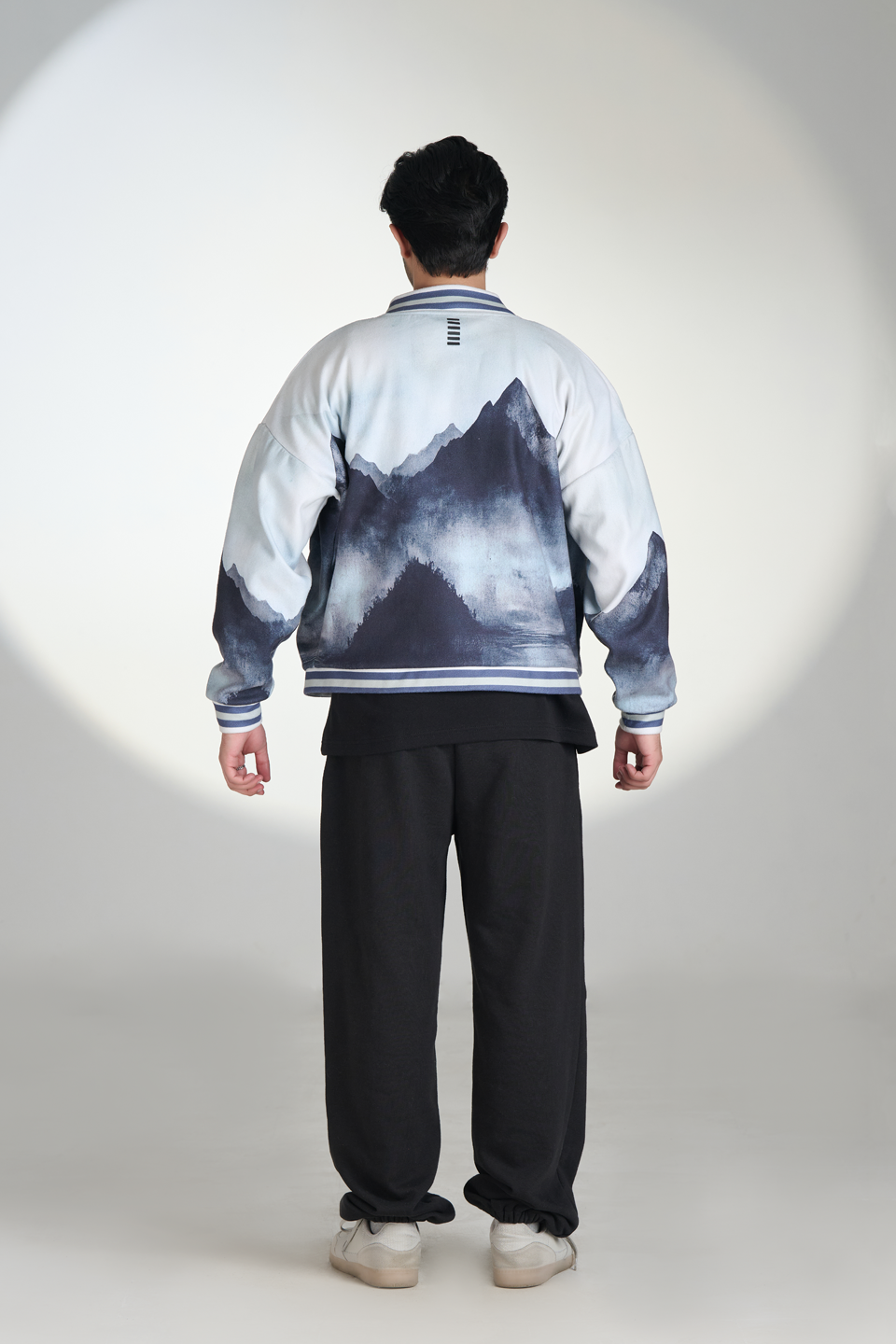 Polar Fleece Digital Print Zipper Bomber (Landscape)
