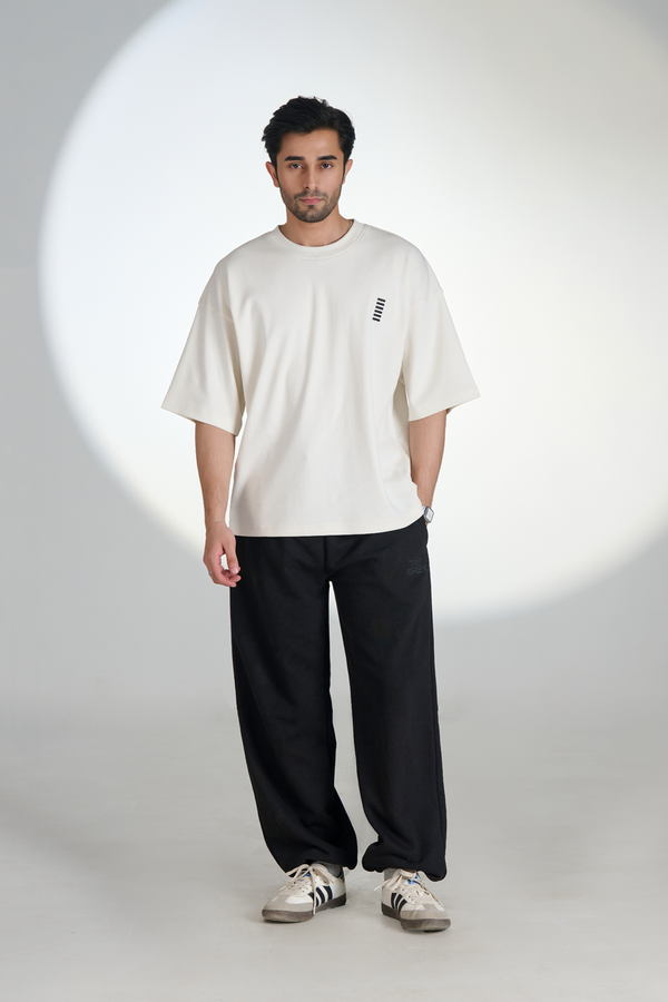 Interlock Crew Neck T-Shirt (CREME) KHI-01