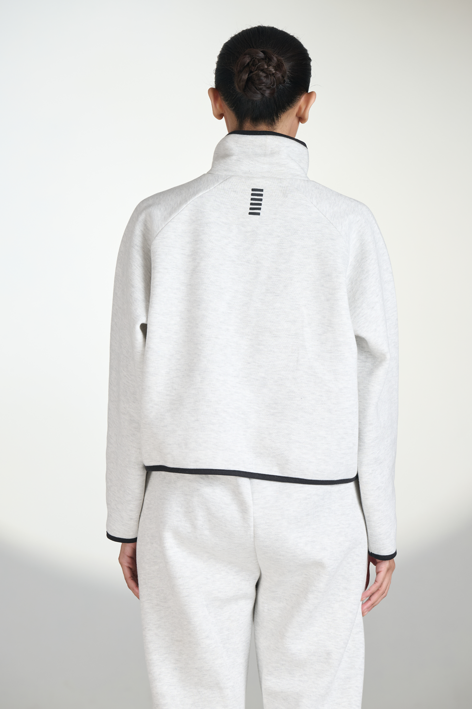 Fleece Relaxed Fit Drawstring Sweatpants (Oatmeal)
