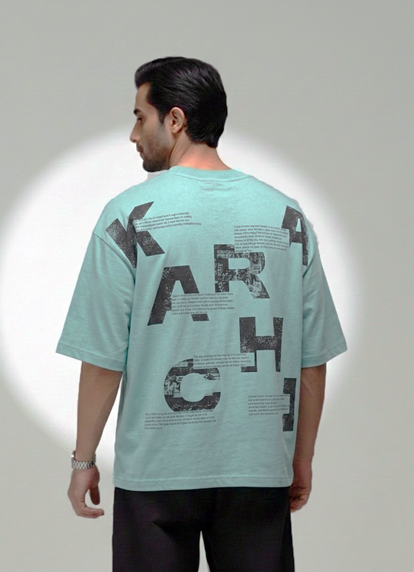 JERSEY CREW NECK T-SHIRT (LIGHT BLUE) KHI-04